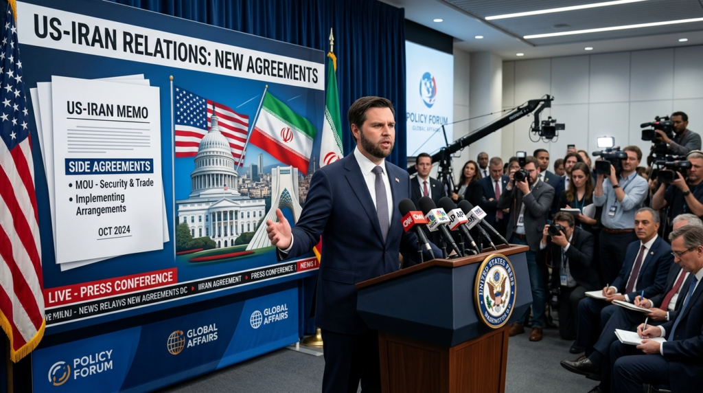 Vance Suggests US and Iran Have Written Side Deals to the Signed Memo | Donald Trump Politics | Trump News Today | US Politics Updates